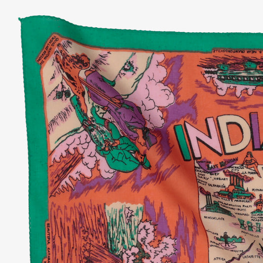 Indiana マップバンダナ Purple / BBB1312-Indiana-c2