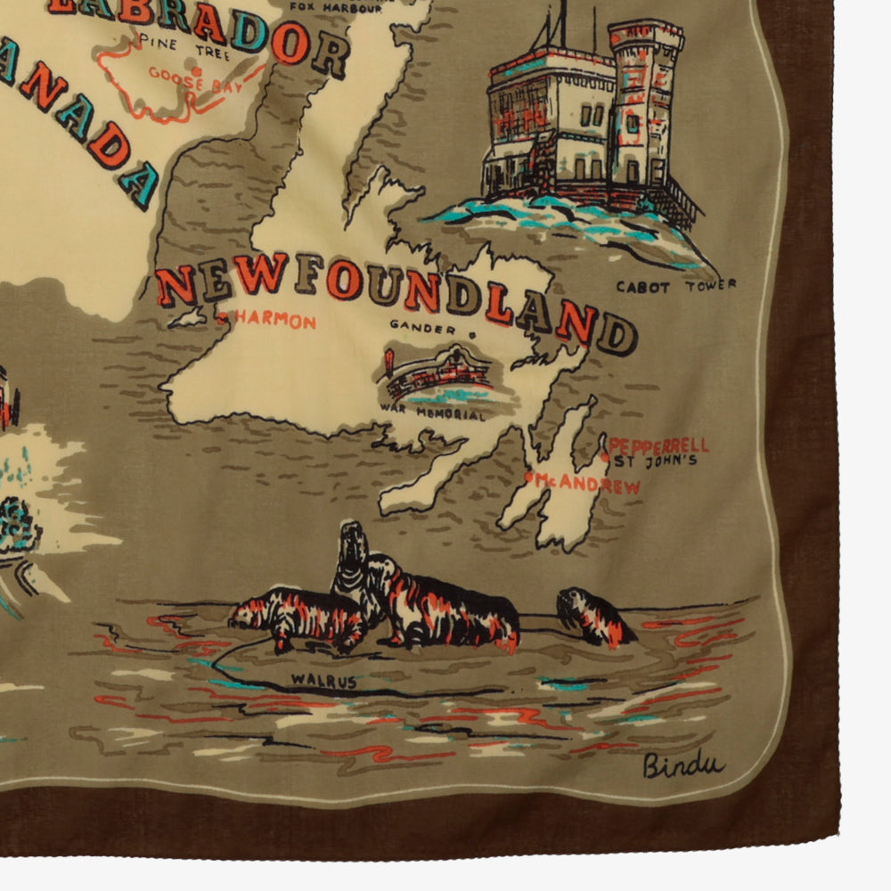 Greenland スカーフ Olive / BBB1313-Greenland-c1