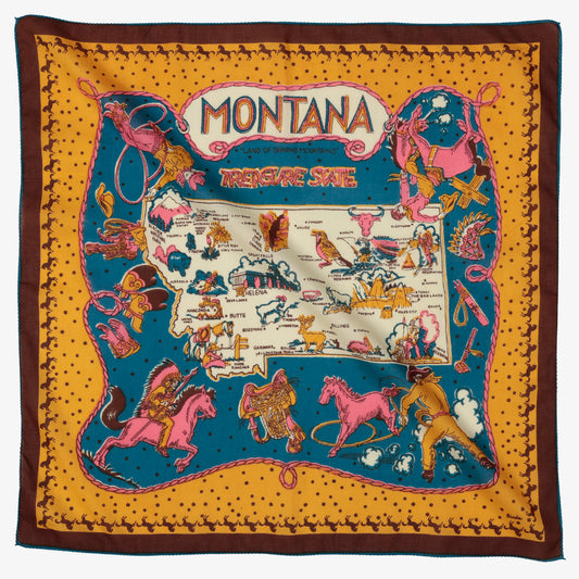 Montana スモールスカーフ Yellow / BBB2139-64-Montana-c1