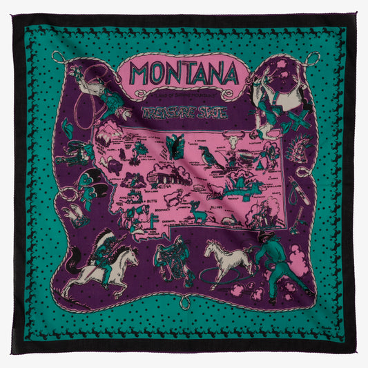 Montana マップバンダナ Green / BBB1312-Montana-c2
