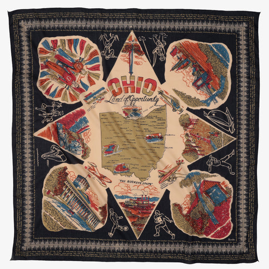 Ohio スカーフ Navy / BBB1313-Ohio-c1