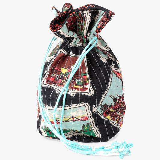 バンダナ エコポーチ・New SF/Black