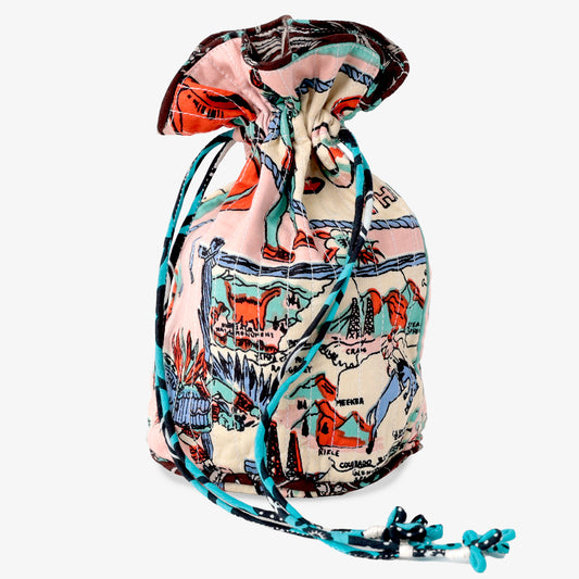 バンダナ エコポーチ・Colorado/Mint