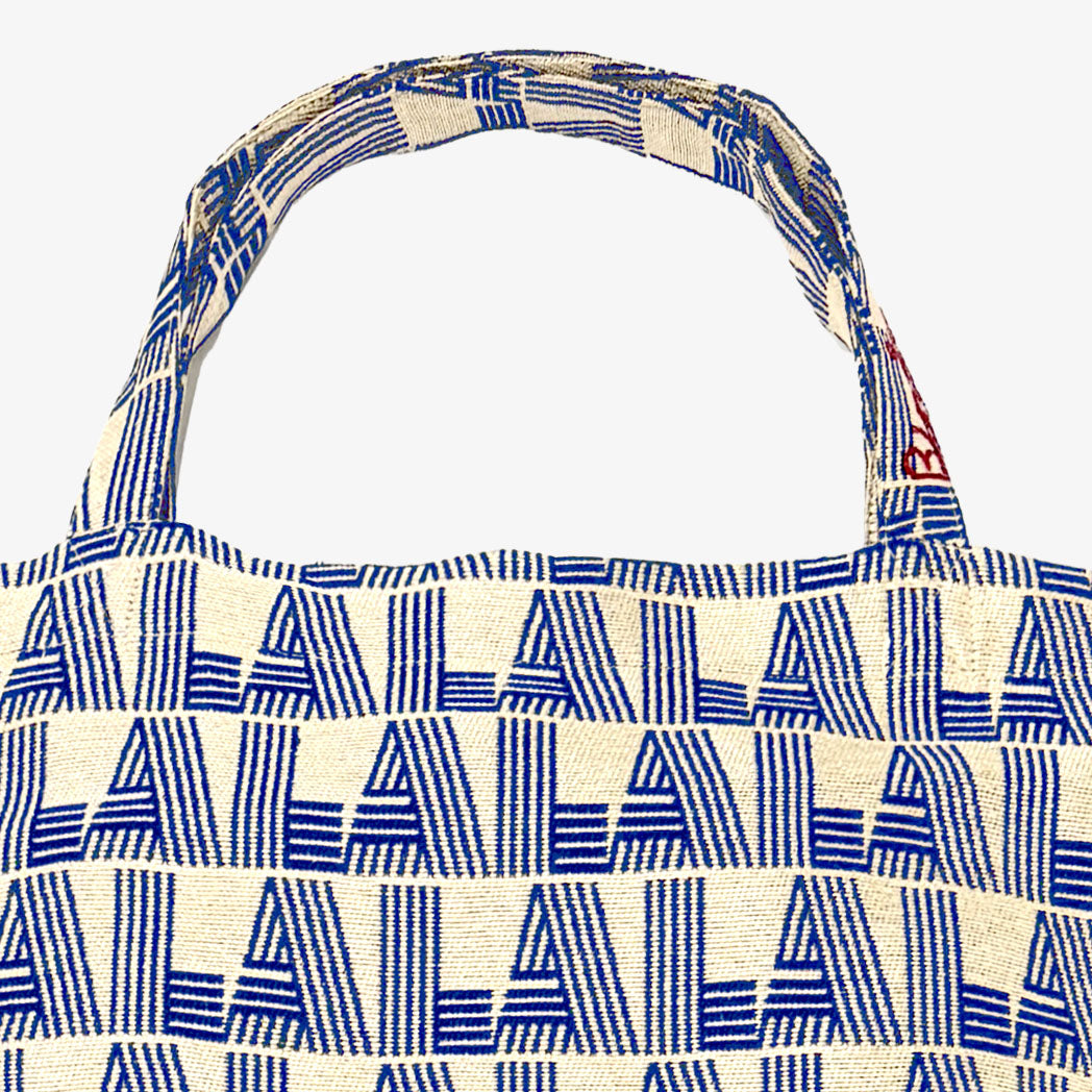 LA ジャカード トートバッグ Stripe Blue / BBB2093LST