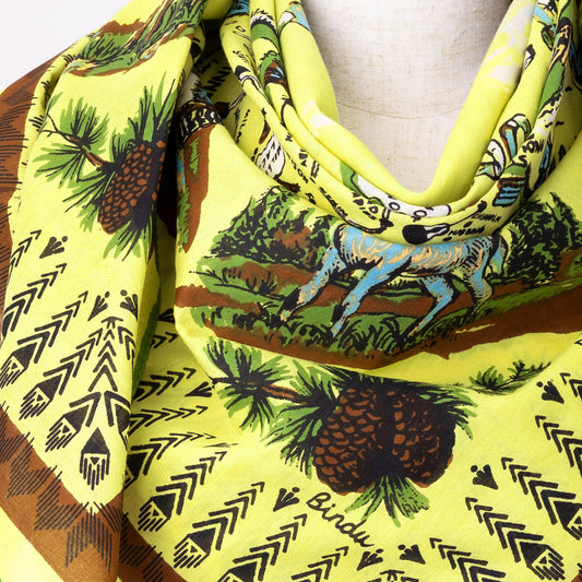 ミネソタ マッププリント スカーフ Green / BBB1313-Minnesota-c2