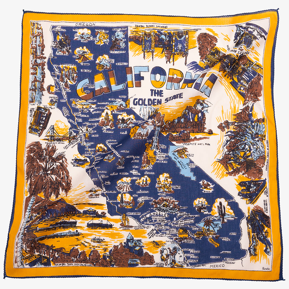 CA1 マップスカーフ Gold / BBB1313-CA1-c1