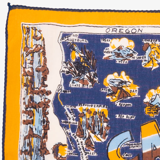 CA1 マップバンダナ Gold / BBB1312-CA1-c1