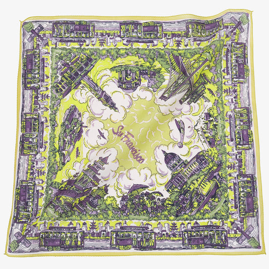 SF マップバンダナ Yellow / BBB1312-SF-c4