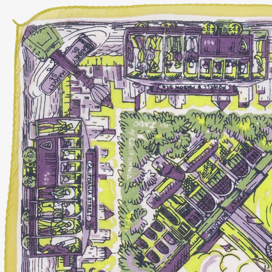 SF マップバンダナ Yellow / BBB1312-SF-c4