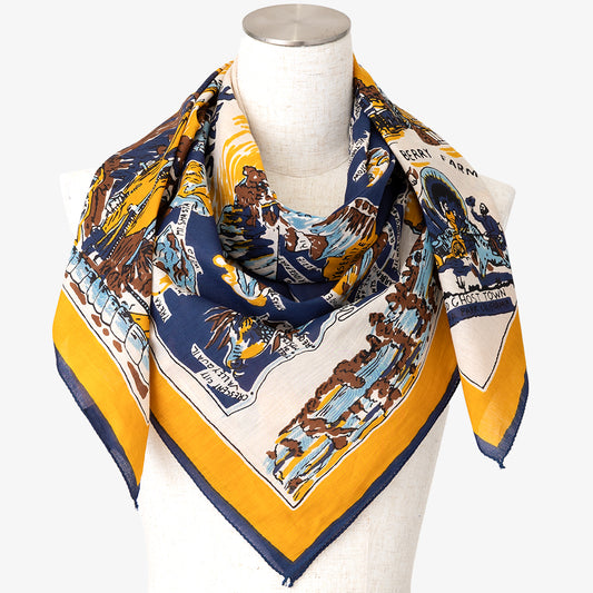 CA1 マップスカーフ Gold / BBB1313-CA1-c1