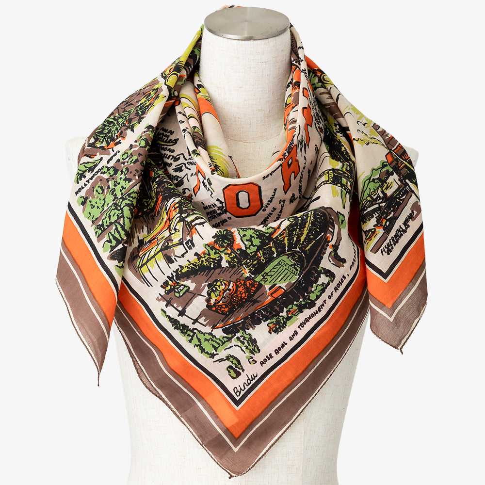 CA3 マップスカーフ Orange / BBB1313-CA3-c1 – Bindu Web Shop