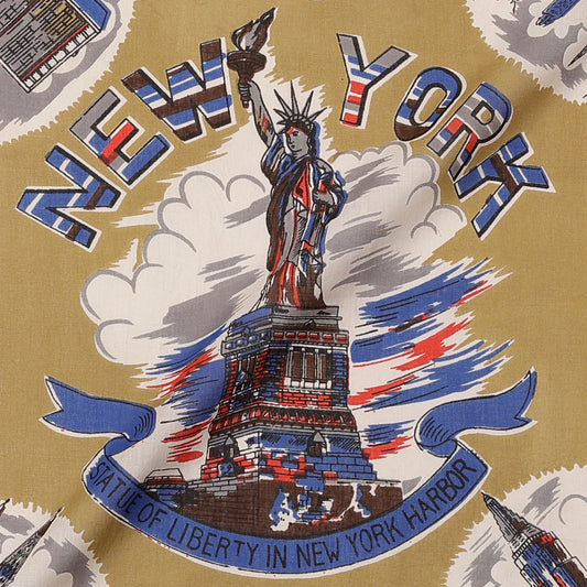ニューヨーク2 マッププリント 64スカーフ Beige / BBB2139-NY2-c2