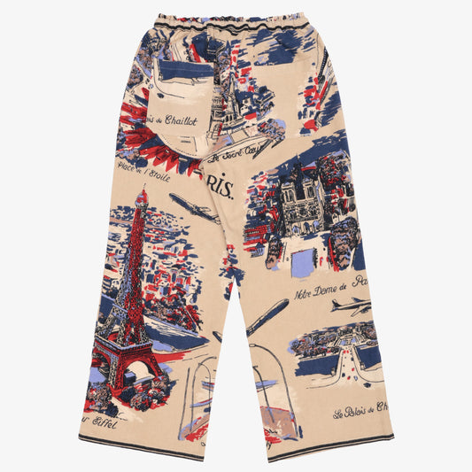 Cotton Flannel Easy Pants / BM80320NY-FN-26fw-c3 PARIS Natural