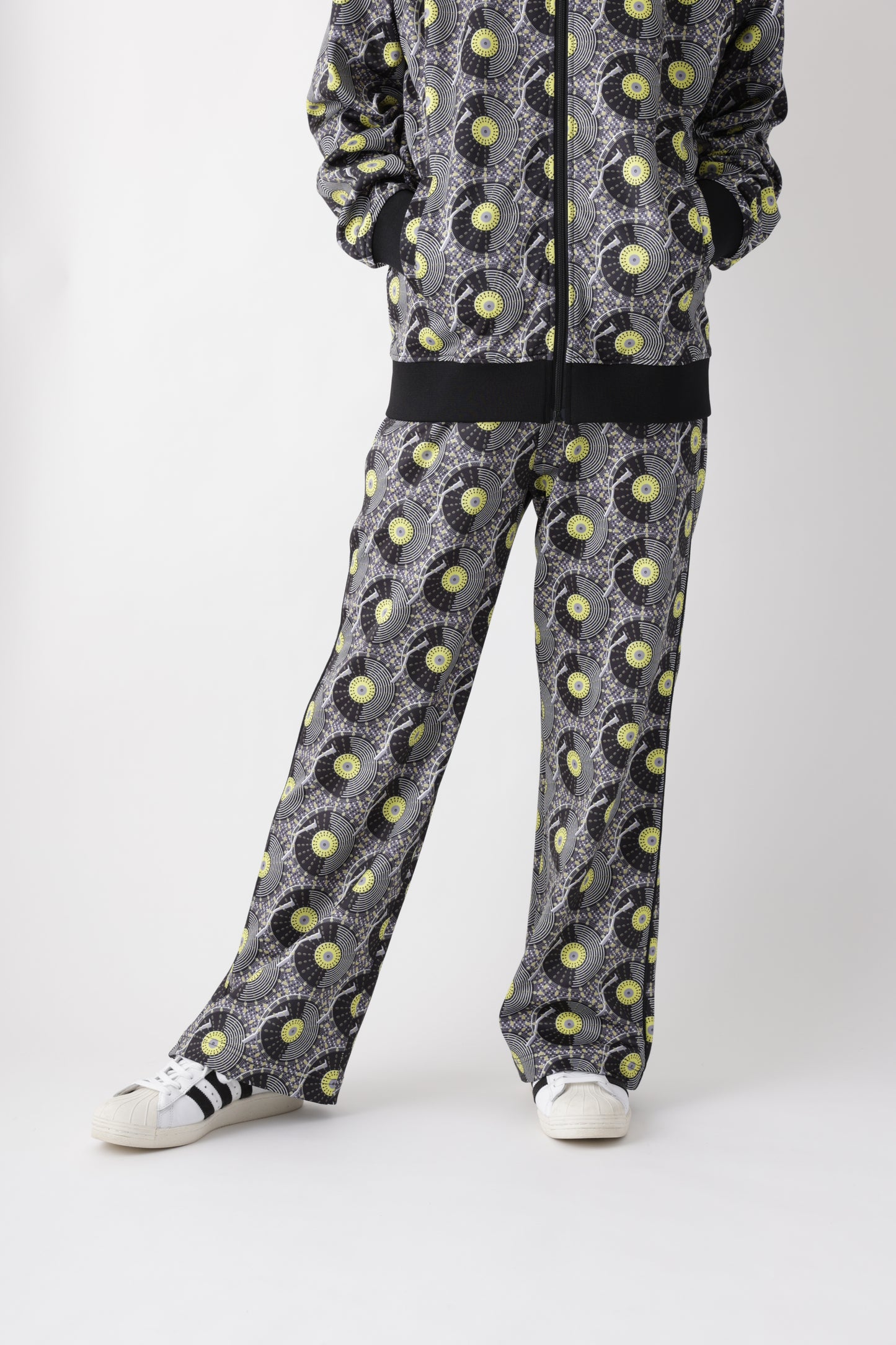 BTJ6C1-African Print Track Pants-Discotheque