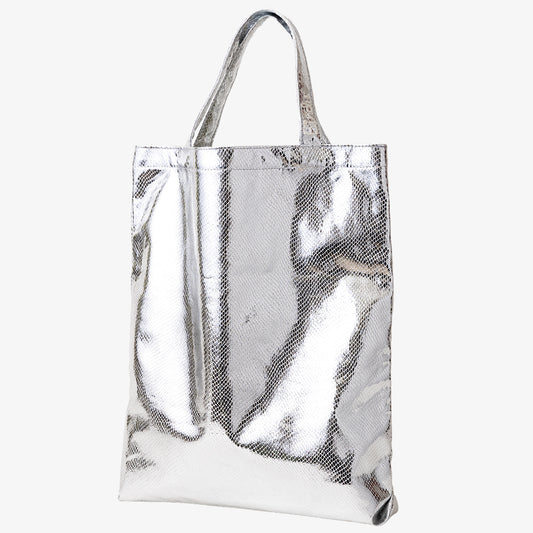 Python シャイニートートバッグ Silver / PD-101-26ss-c1