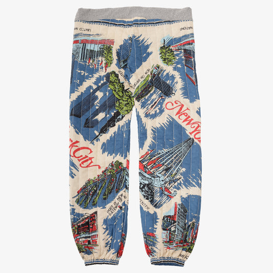 コットンキルトイージーパンツ NY3 Blue / PIM62-24vmap-25fw-c1