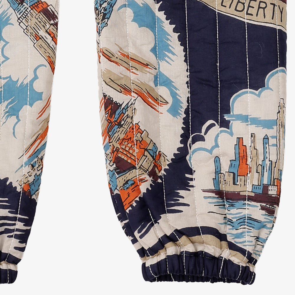 コットンキルトイージーパンツ NY2 Navy / PIM62-24vmap-25fw-c3