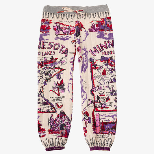 コットンキルトイージーパンツ MINNESOTA Pink / PIM62-24vmap-25fw-c4