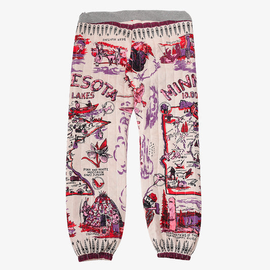 コットンキルトイージーパンツ MINNESOTA Pink / PIM62-24vmap-25fw-c4