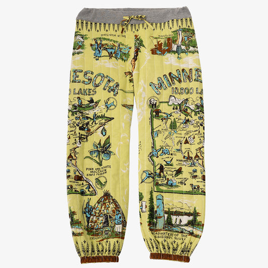 コットンキルトイージーパンツ MINNESOTA Green / PIM62-24vmap-25fw-c5