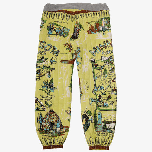 コットンキルトイージーパンツ MINNESOTA Green / PIM62-24vmap-25fw-c5