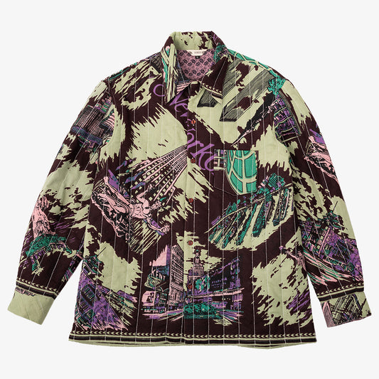 キルトオープンカラーシャツ NY3 Mint / PIM66QT-25fw-c2