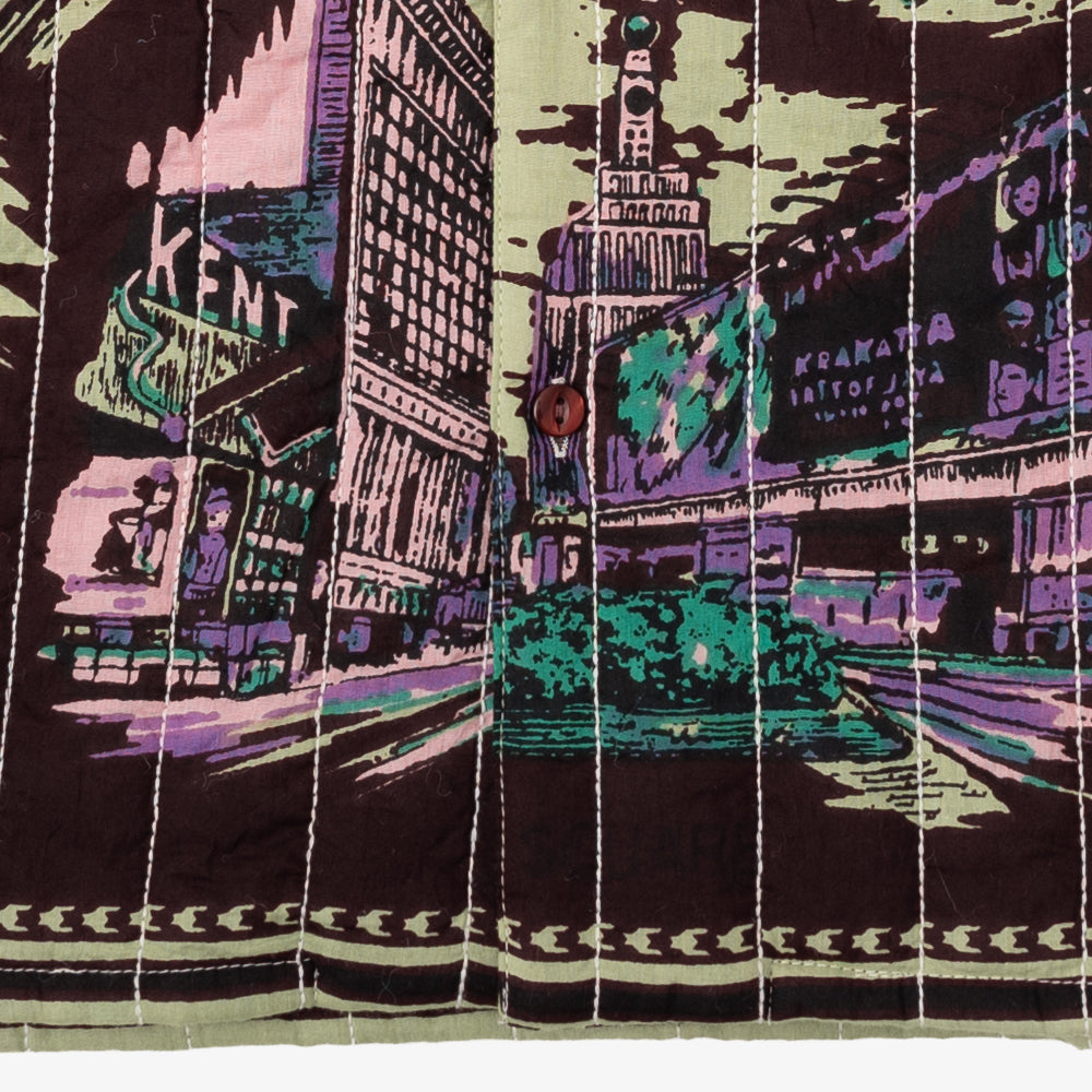 キルトオープンカラーシャツ NY3 Mint / PIM66QT-25fw-c2