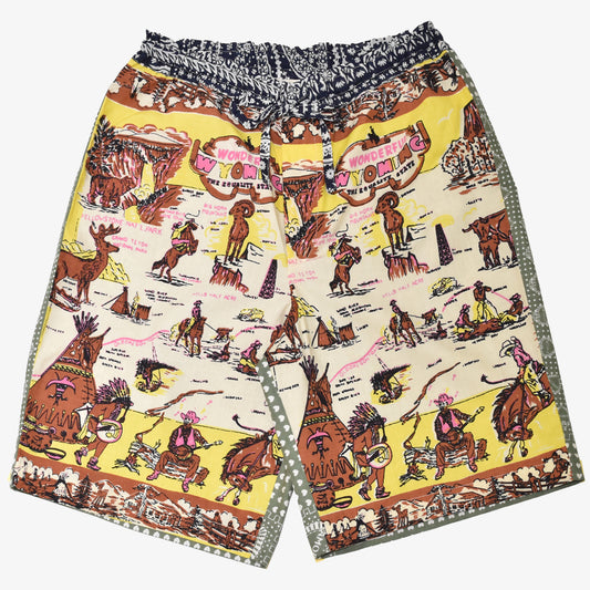 Crazy Pattern(クレイジーパターン) ショートパンツ Wyoming Yellow