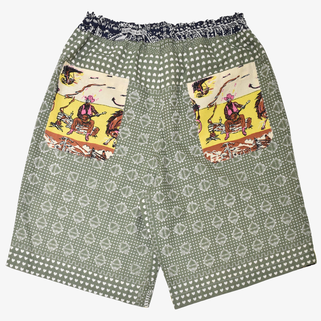 Crazy Pattern(クレイジーパターン) ショートパンツ Wyoming Yellow