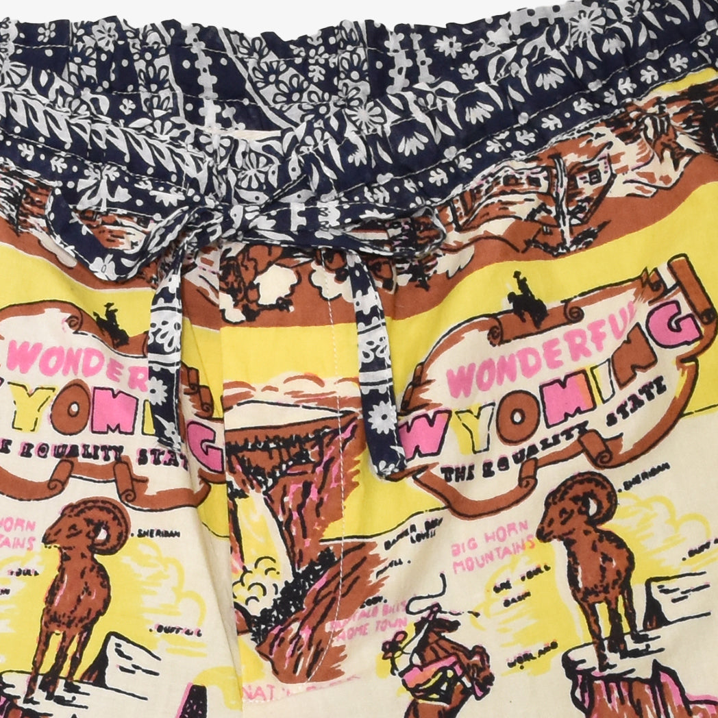 Crazy Pattern(クレイジーパターン) ショートパンツ Wyoming Yellow