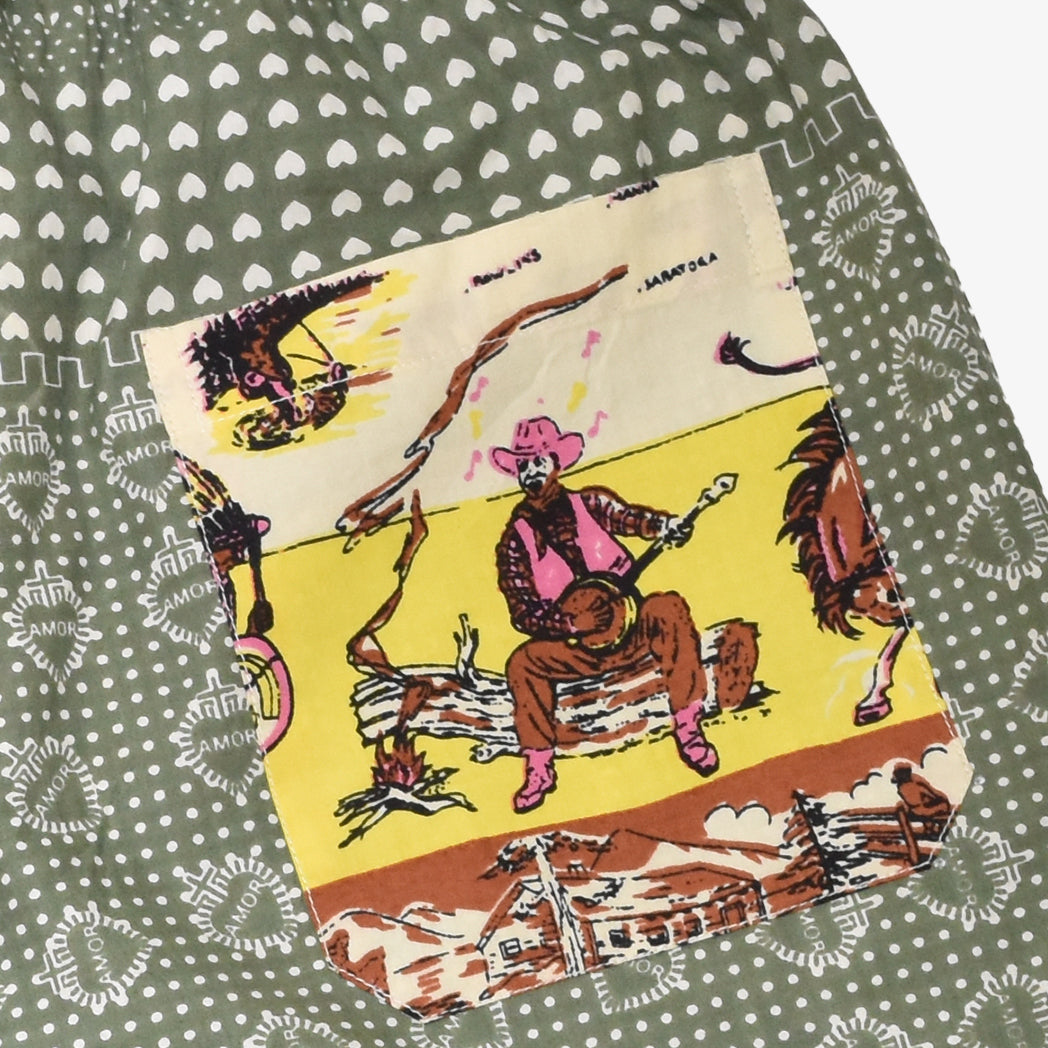 Crazy Pattern(クレイジーパターン) ショートパンツ Wyoming Yellow