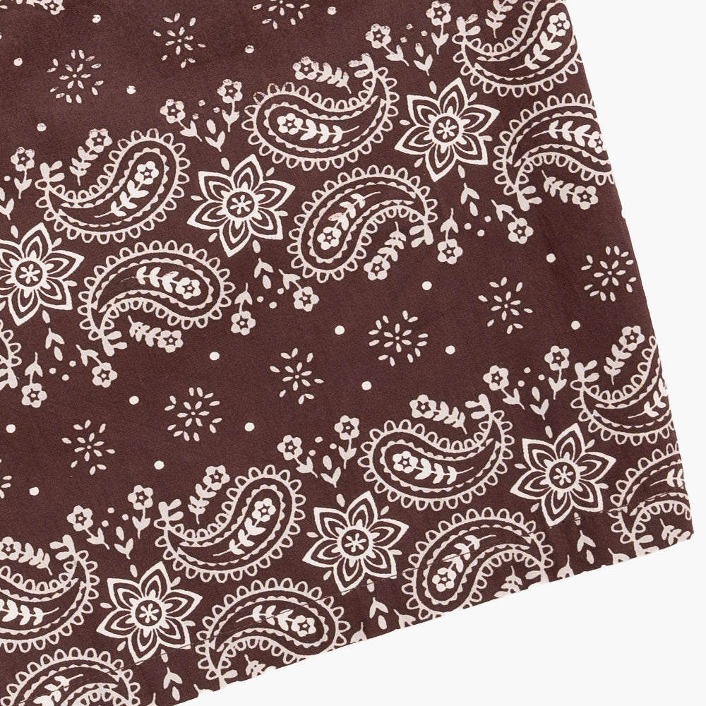 コットン 40's Cambric ショートパンツ Acapulco Brown / PIM71-26MS2-c1