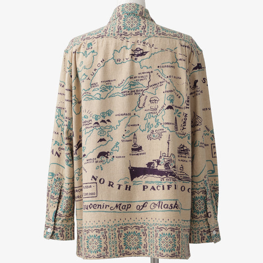 Cotton Flannel Alaska Frill Shirts Flannel Frill Shirts Alaska / Pim66FL-AL-c1 Natural