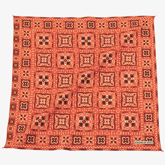 “Brian “ (ブライアン)・プリント バンダナ Chilli