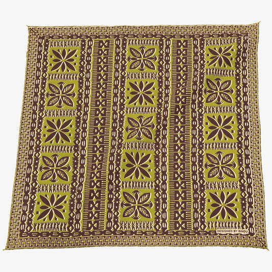 “Dennis“ (デニス)・Tikiプリント バンダナ OLive