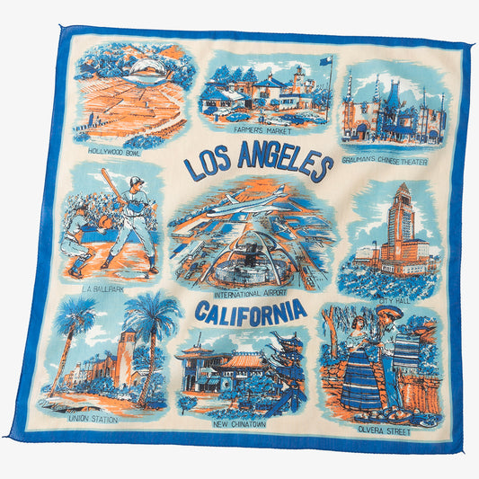 LA24 (ロスアンジェルス24)・マッププリント バンダナ