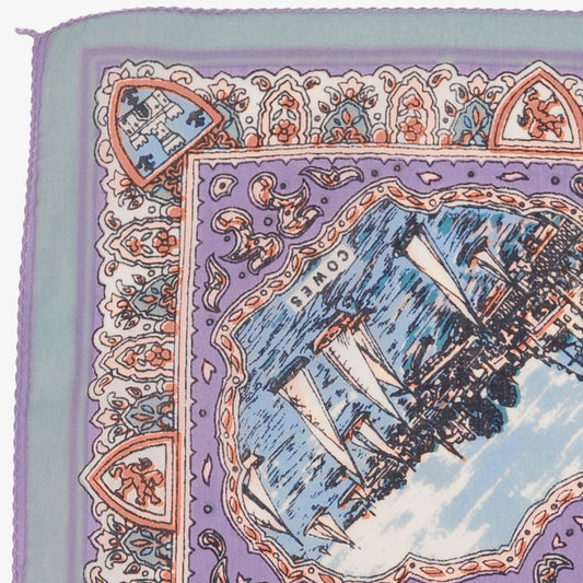 Wight マップバンダナ Lavender / BBB1312-Wight-c1