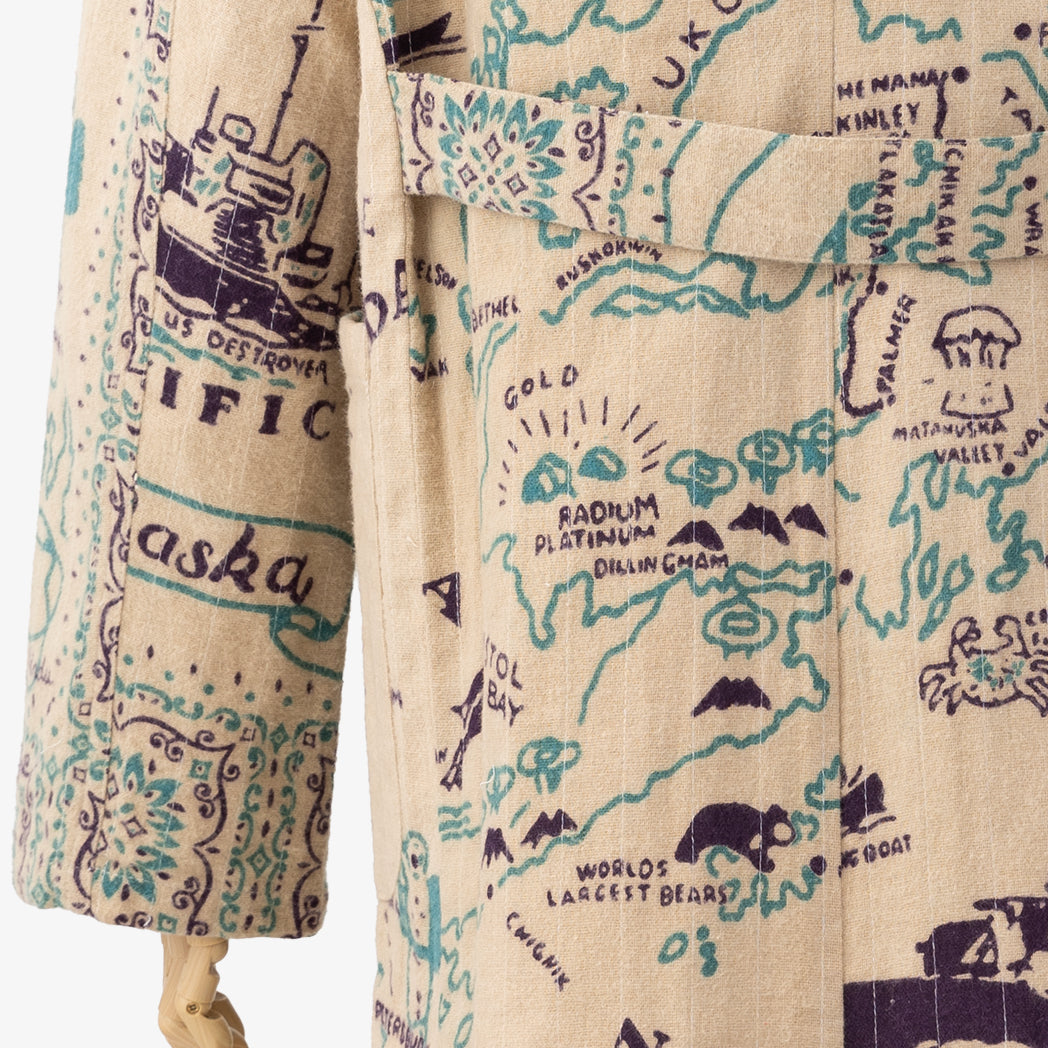 Cotton Flannel Alaska Shop Coat Flannel Coat Alaska / BBB1460cf-AL-c1 Natural