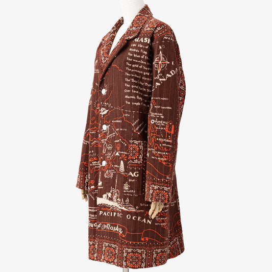 Cotton Flannel Alaska Shop Coat Flannel Coat Alaska / BBB1460cf-AL-c2 Brown