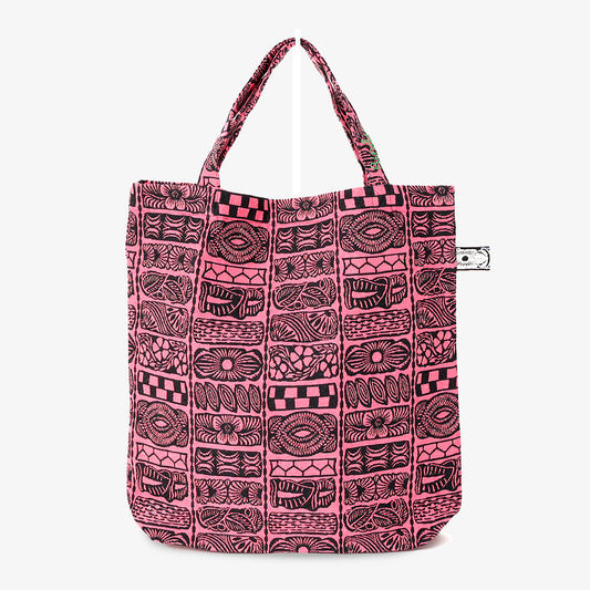 Bangle23 Jacquard Tote Bag - Pink