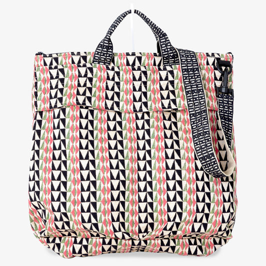 Arrowhead Jacquard Helmet Bag, Natural/Multi