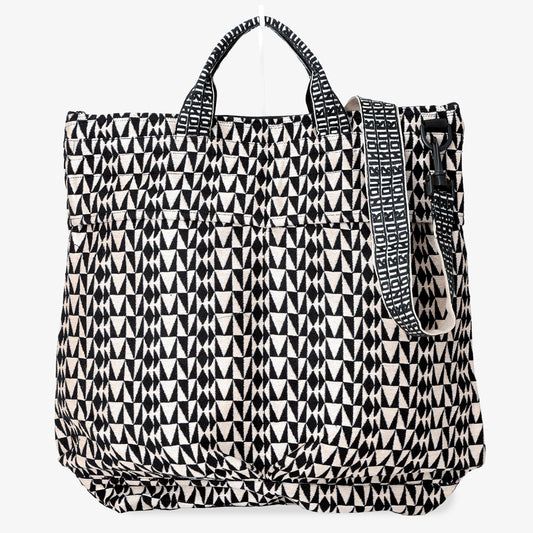 Arrowhead Jacquard Helmet Bag, Natural/Black