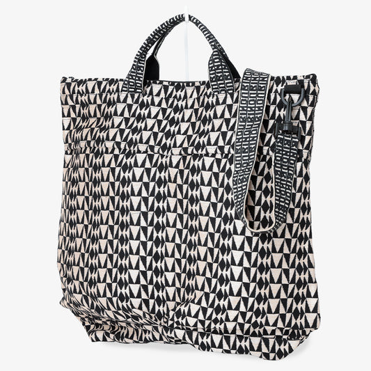 Arrowhead Jacquard Helmet Bag, Natural/Black