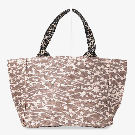 Galaxy Jacquard Medium Tote Bag - Gold
