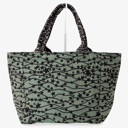 Galaxy Jacquard Medium Tote Bag - Olive