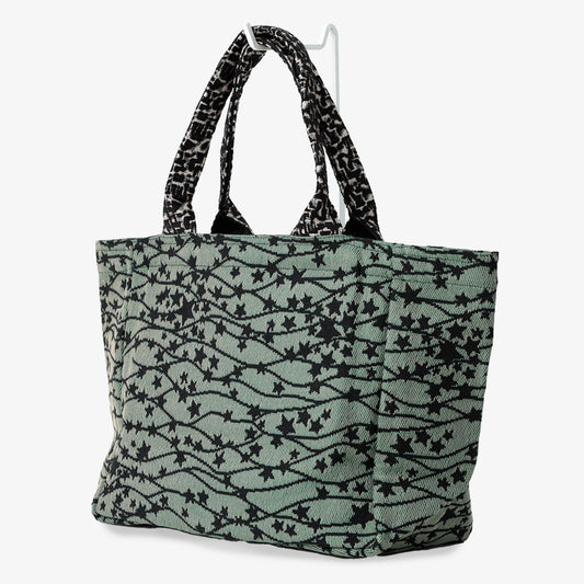 Galaxy Jacquard Medium Tote Bag - Olive