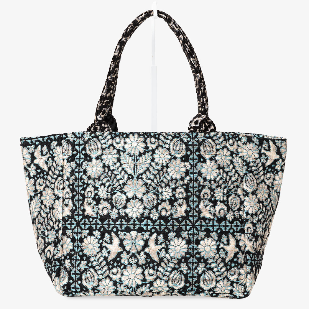 The Dove(ダヴ) ジャカード スモール トートバッグ・Turquoise