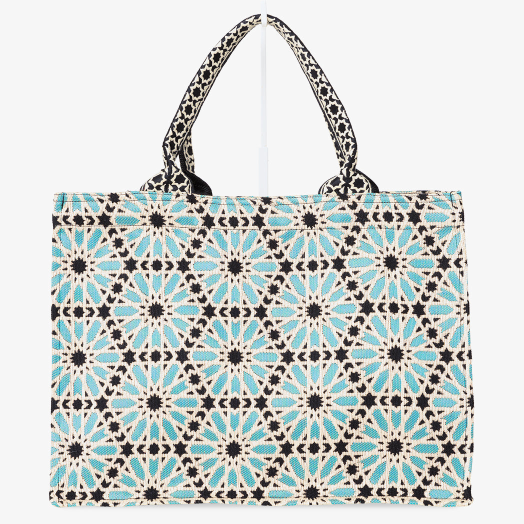 The Moorish (ムーリッシュ)ブックトートバッグ・Turquoise
