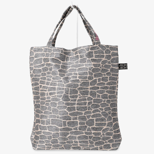 THE WALL Jacquard Tote Bag - Silver / BBB2013