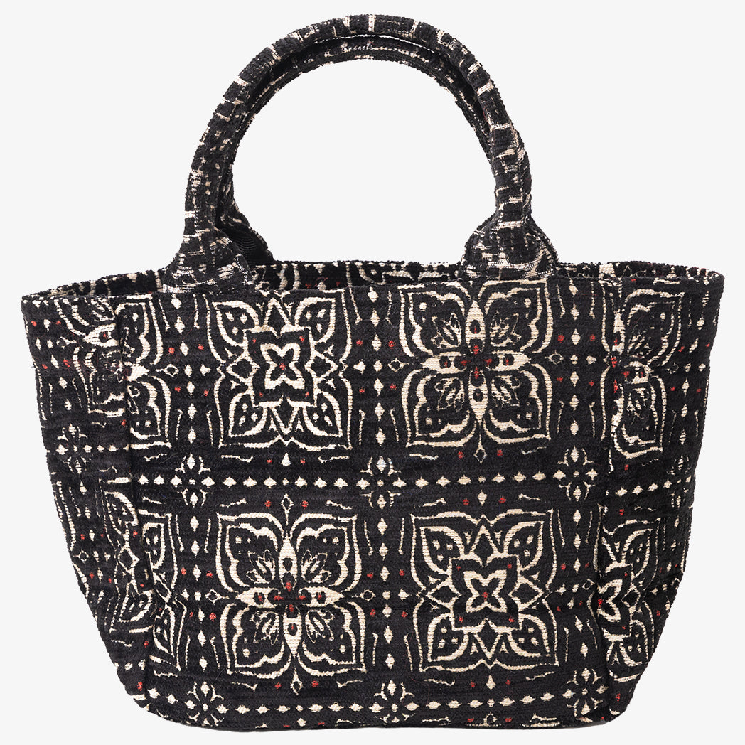 John's Jacquard Mini Tote Bag Black combo